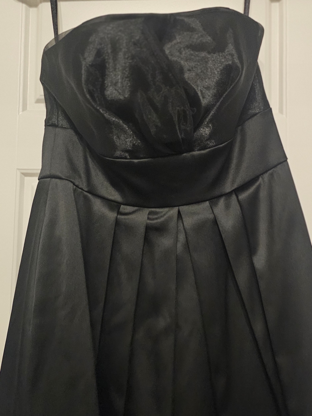 White House Black Market Black Strapless Mini Dress